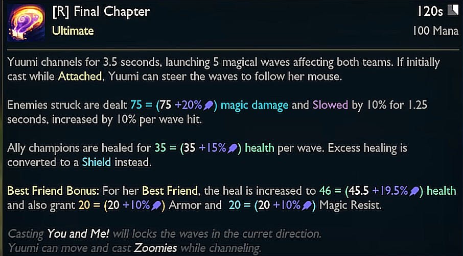 League of Legends Yuumi rework