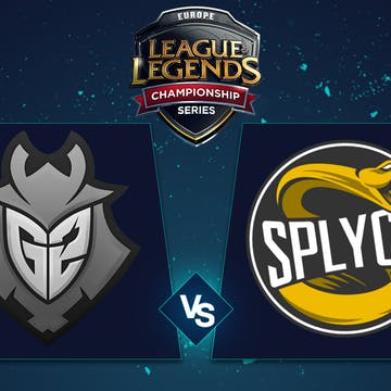 League of Legends Championship series EU LCS G2 vs Splyce