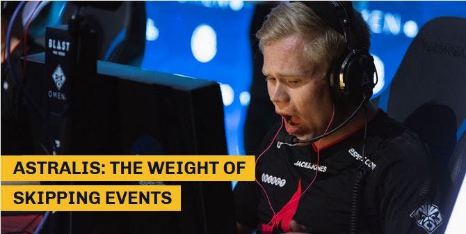 astralis skipping events