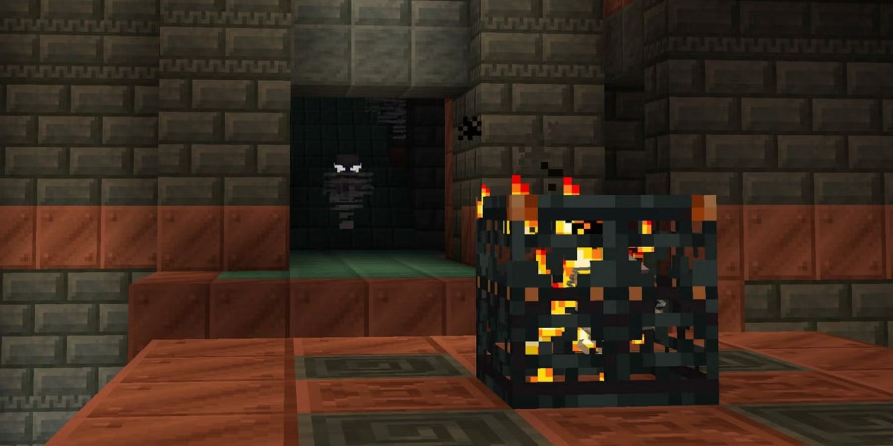 The Trial Spawner is a prominent feature of the Trial Chamber, spawning hostile mobs. 