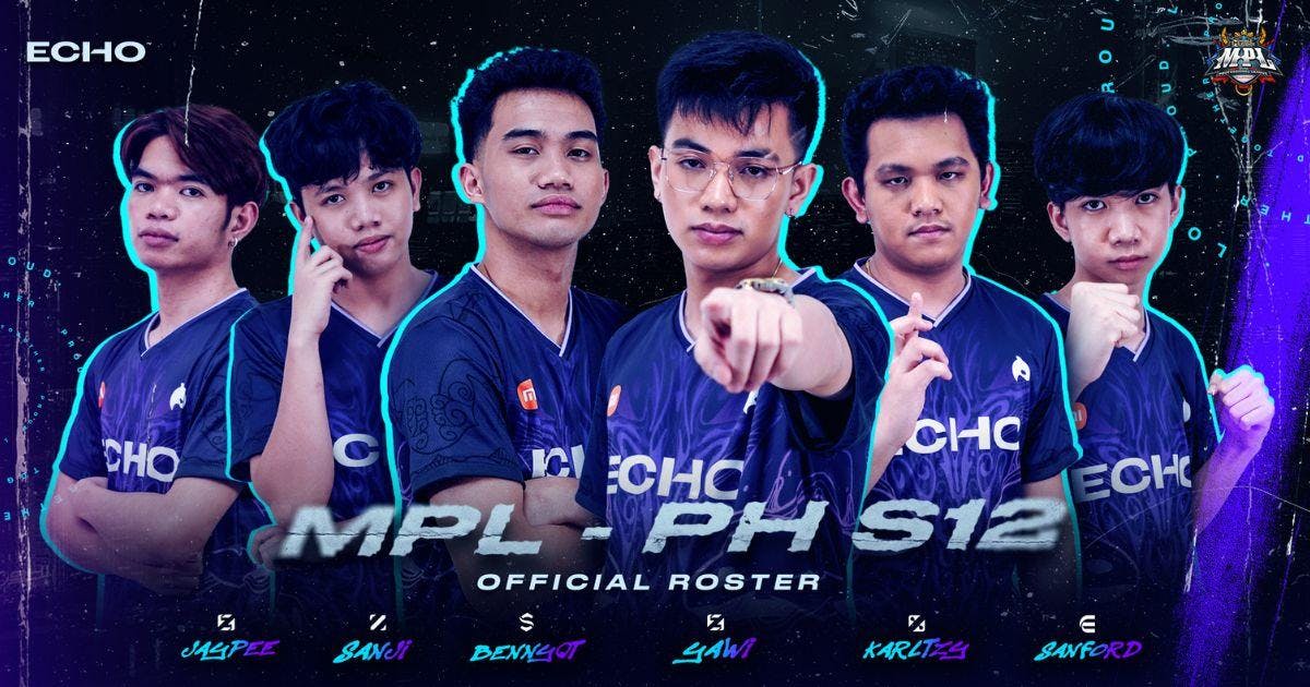 ECHO have confirmed their roster for MPL PH Season 12. 