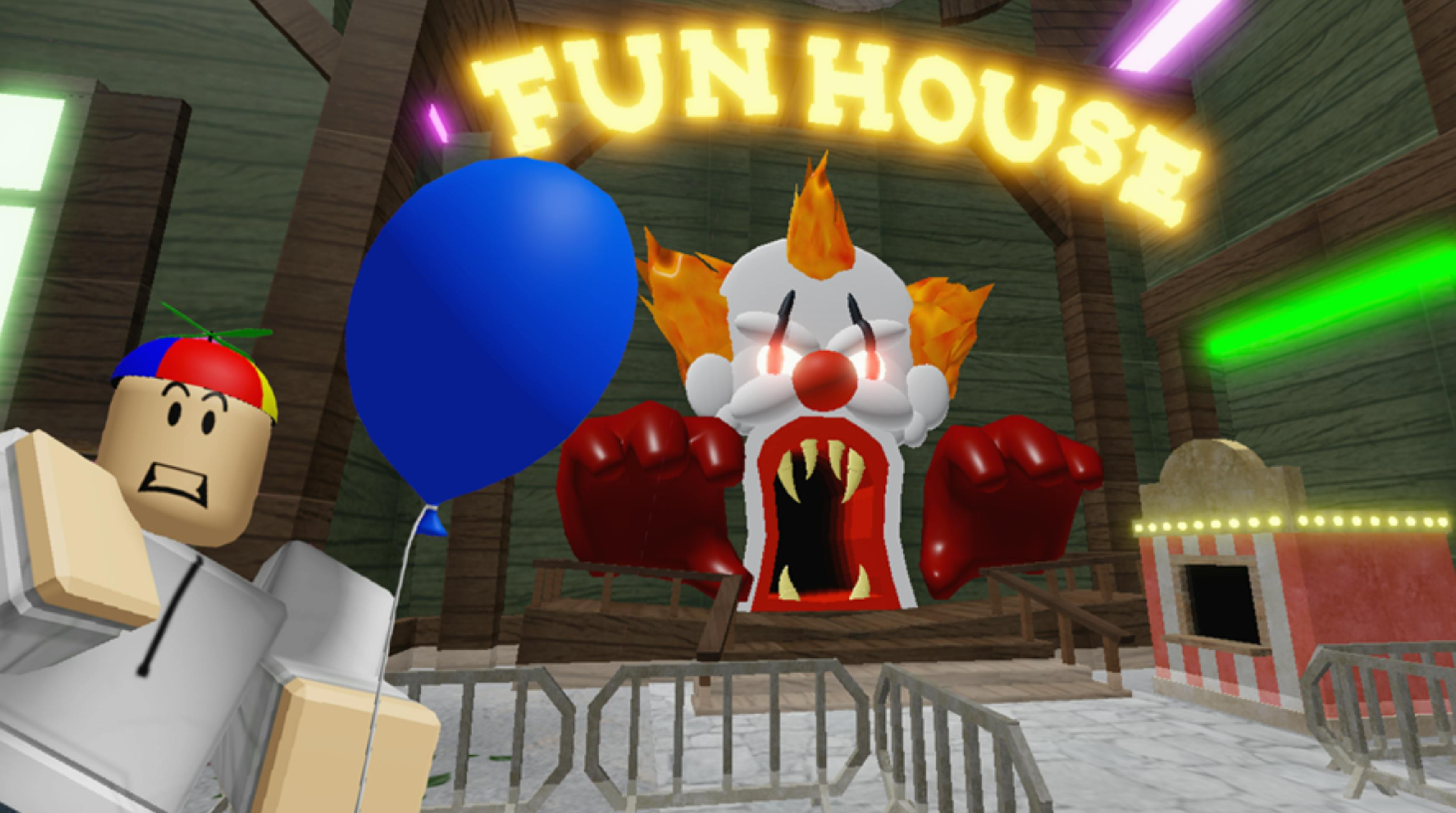 Fuja do Carnaval do Terror Obby!