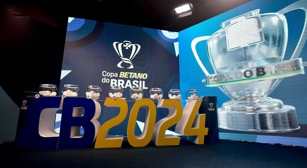 premiação dos times na Copa do Brasil 2024
