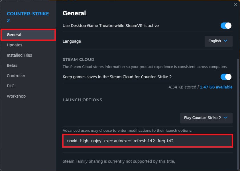 Comandos de Steam para CS2