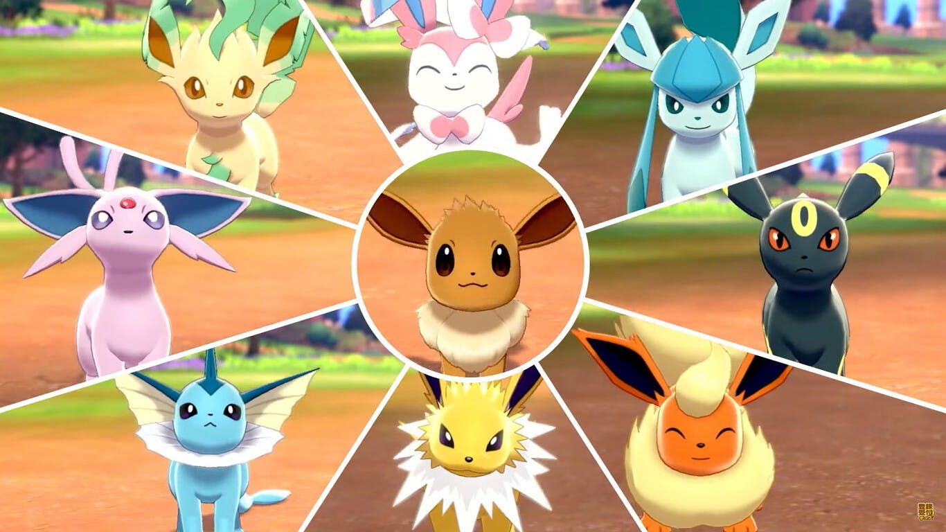 Guía de las evoluciones de Eevee