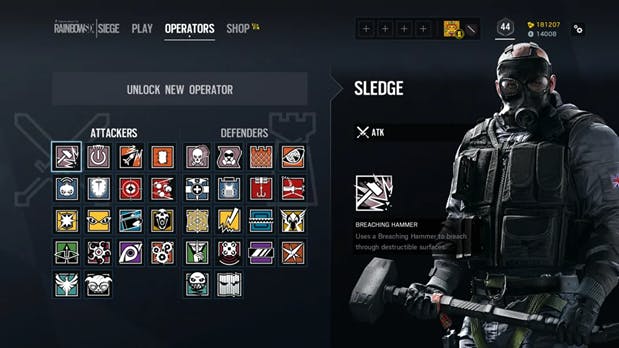 rainbow six siege personajes