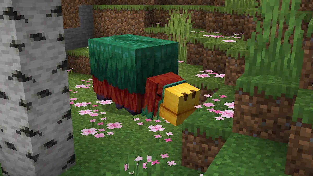 The Sniffer won the 2022 Minecraft Mob Vote and was added in the Minecraft Trails & Tales update. 