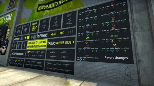 Mapas de CS: GO para mejorar el aim