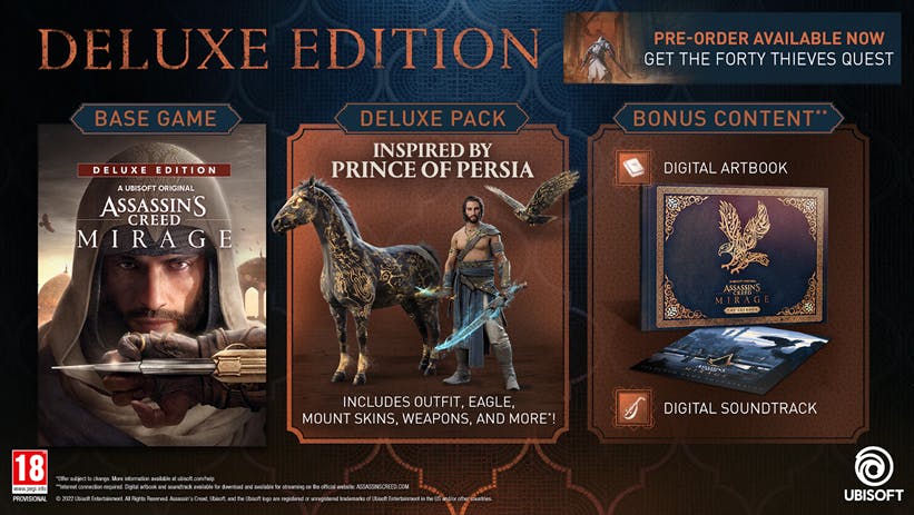 Assassin's Creed Mirage deluxe