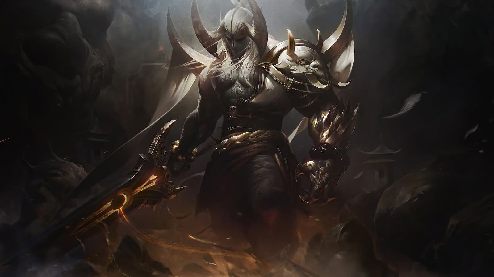 Artwork for the Blood Moon Aatrox has been teased for TFT Set 11. 