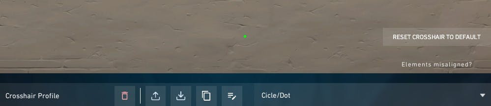 Circle crosshair code. 