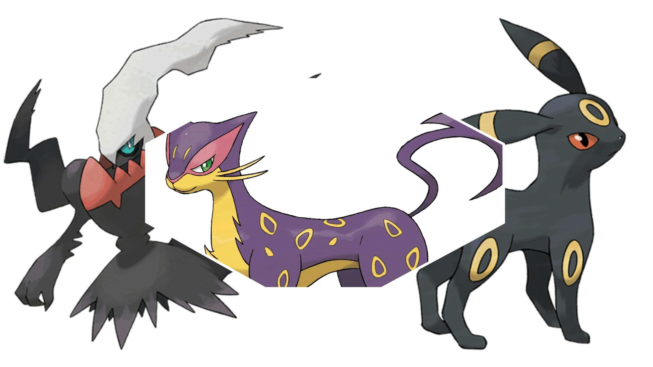 Dark Poemon: Darkrai, Umbreon, Liepard