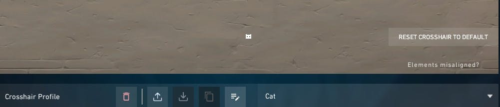 Cat Crosshair code. 