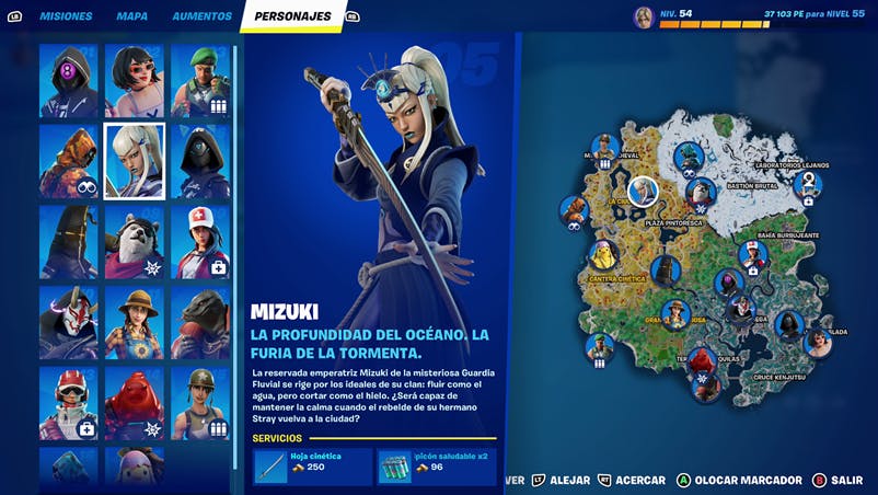 Personajes de Fortnite Capítulo 4 