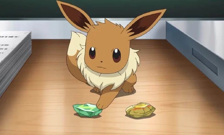  evolucionar a Eevee 