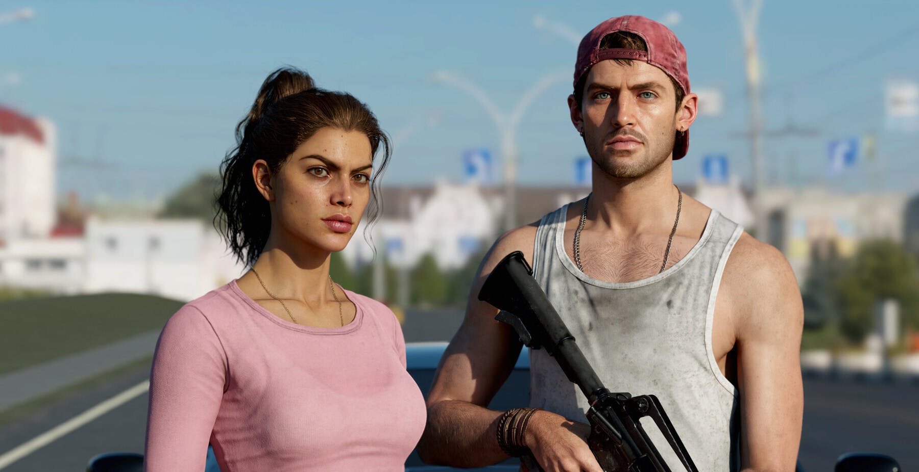 The two GTA 6 characters will be Lucia and Jason, who are like a modern-day version of the criminal duo Bonnie and Clyde. 