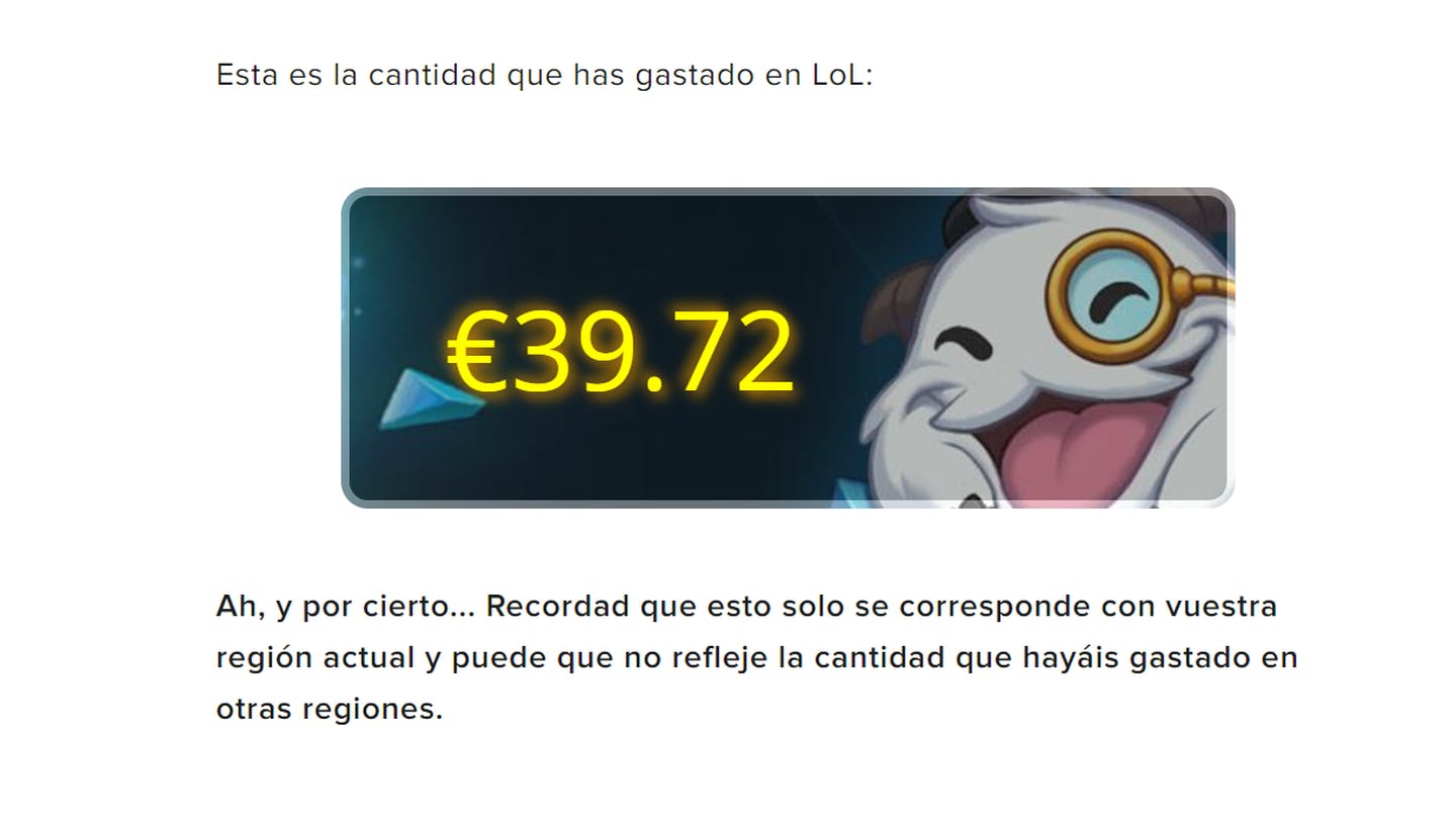 cuánto he gastado en LoL