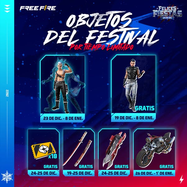  Festival de Invierno 2022 en Garena Free Fire