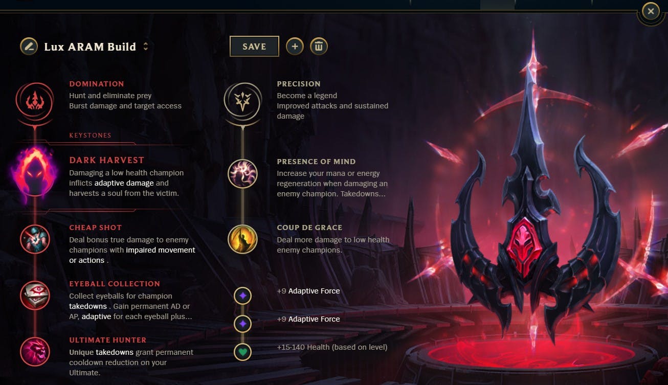 Lux ARAM build