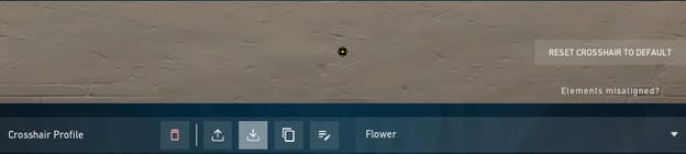 Flower Crosshair Valorant