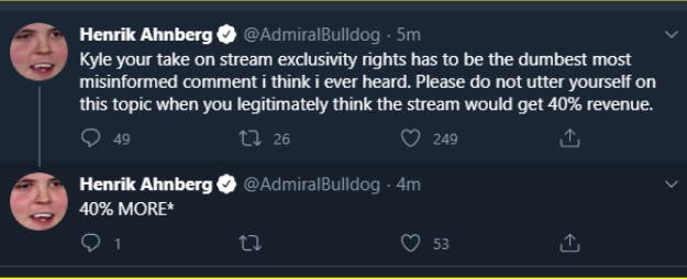 bulldog on streaming exclusivity
