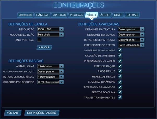 requisitos rocket league pc