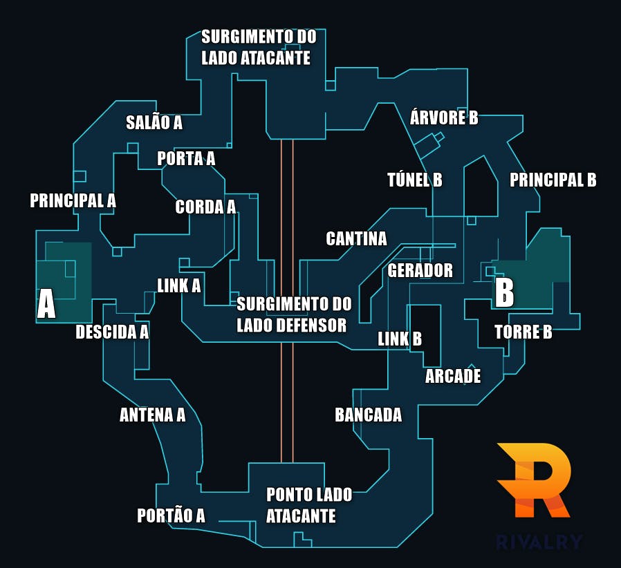 mapa Fracture Valorant