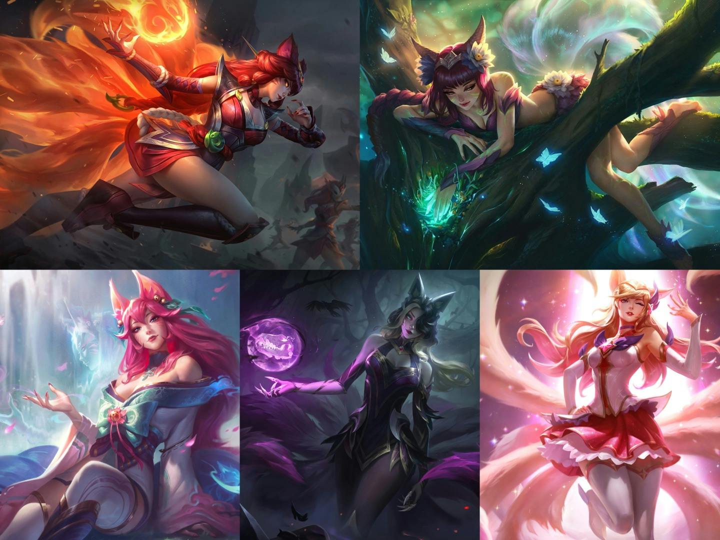 Ahri skins in League of Legends