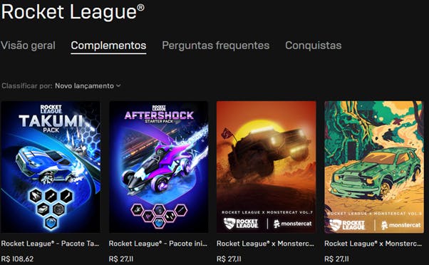 Rocket League requisitos mínimos e recomendados