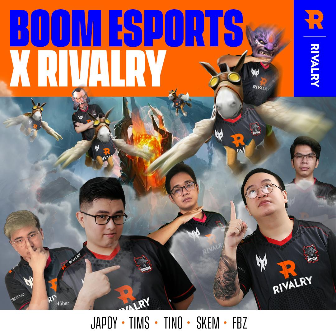 Rivalry to be the Official Lead Sponsor of BOOM Esports