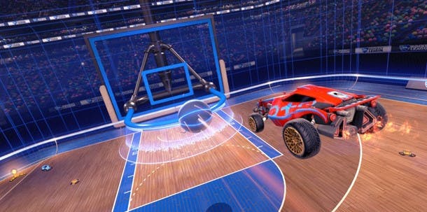 Rocket League Modo Hoops