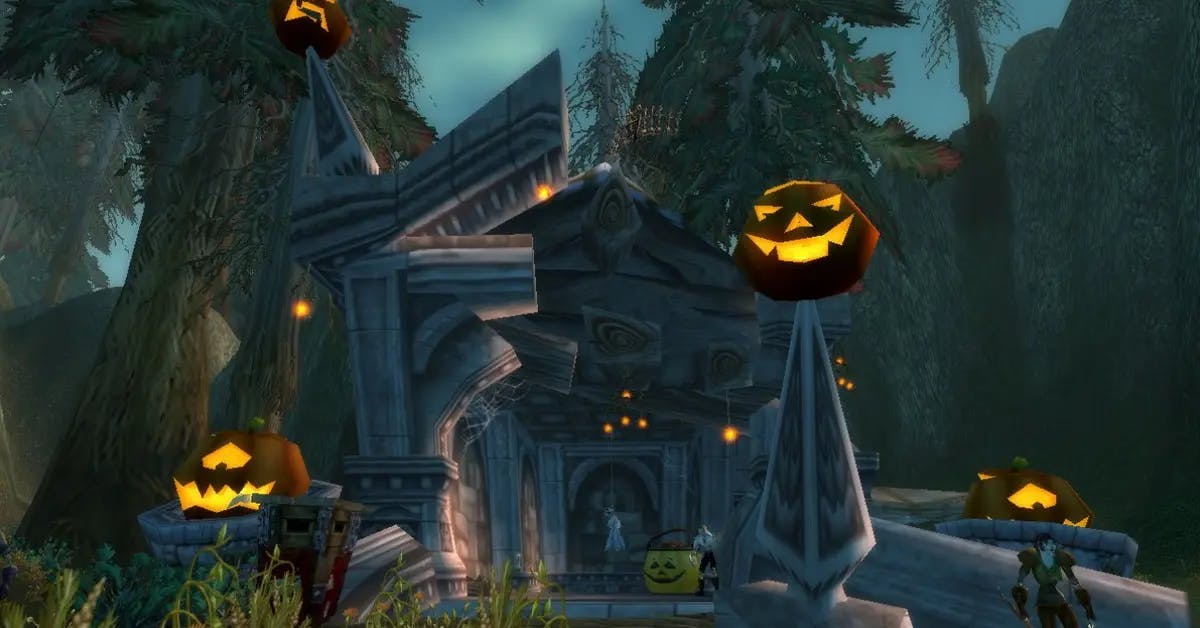 Hallow's End event in World of Warcraft. 