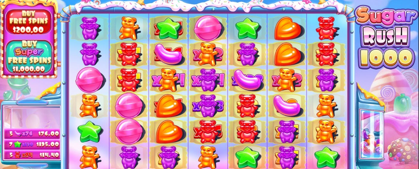 Sugar Rush 1000 slot game