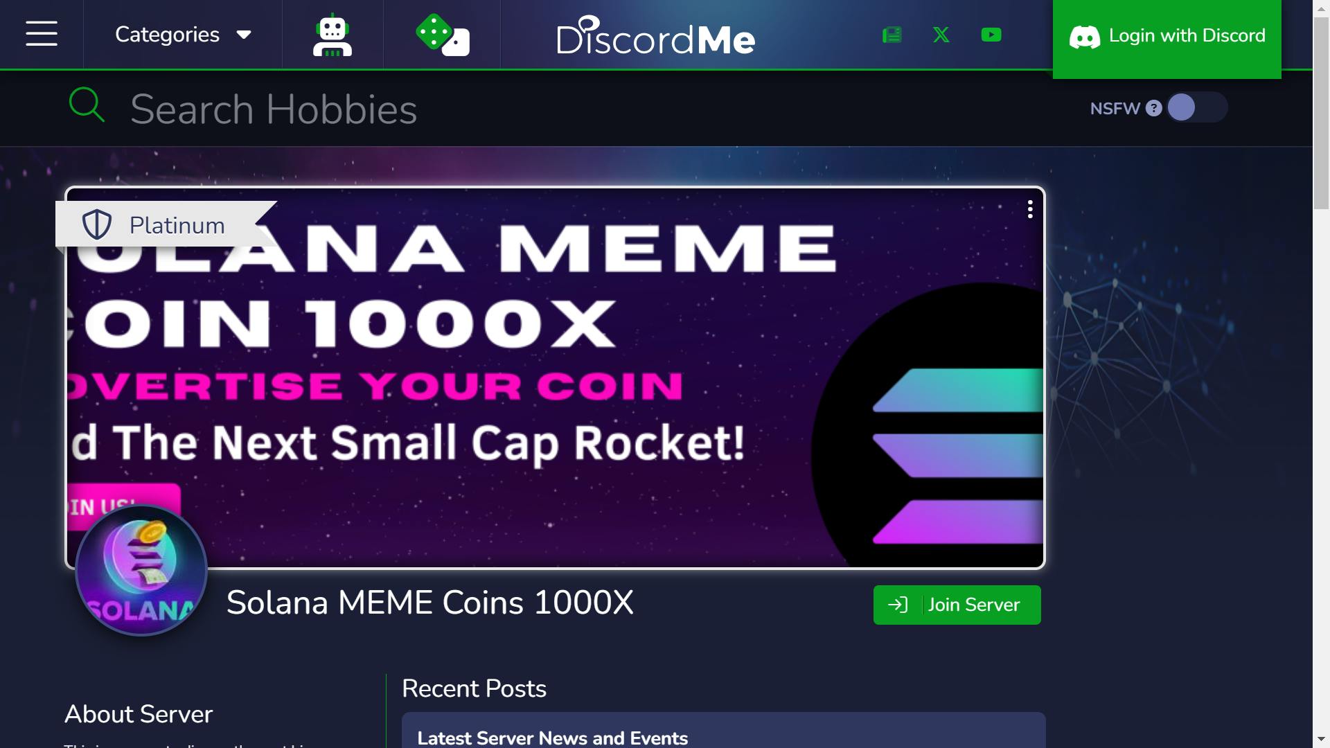 Solana MemeCoins 1000X