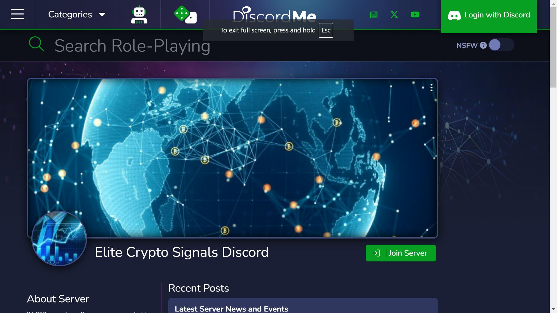  Elite Crypto Signals Group on Discord