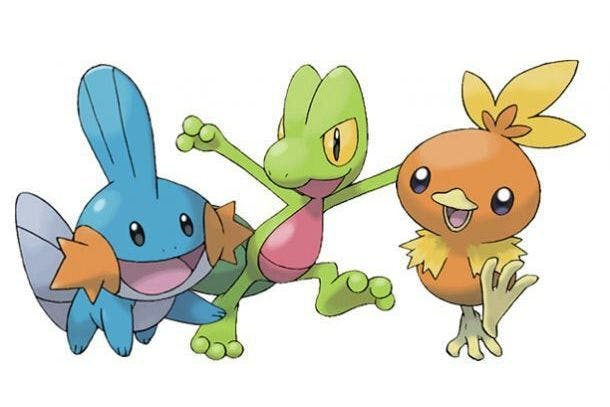 Starter Pokémon: Gen 3 (Mudkip, Treeko, Torchic)