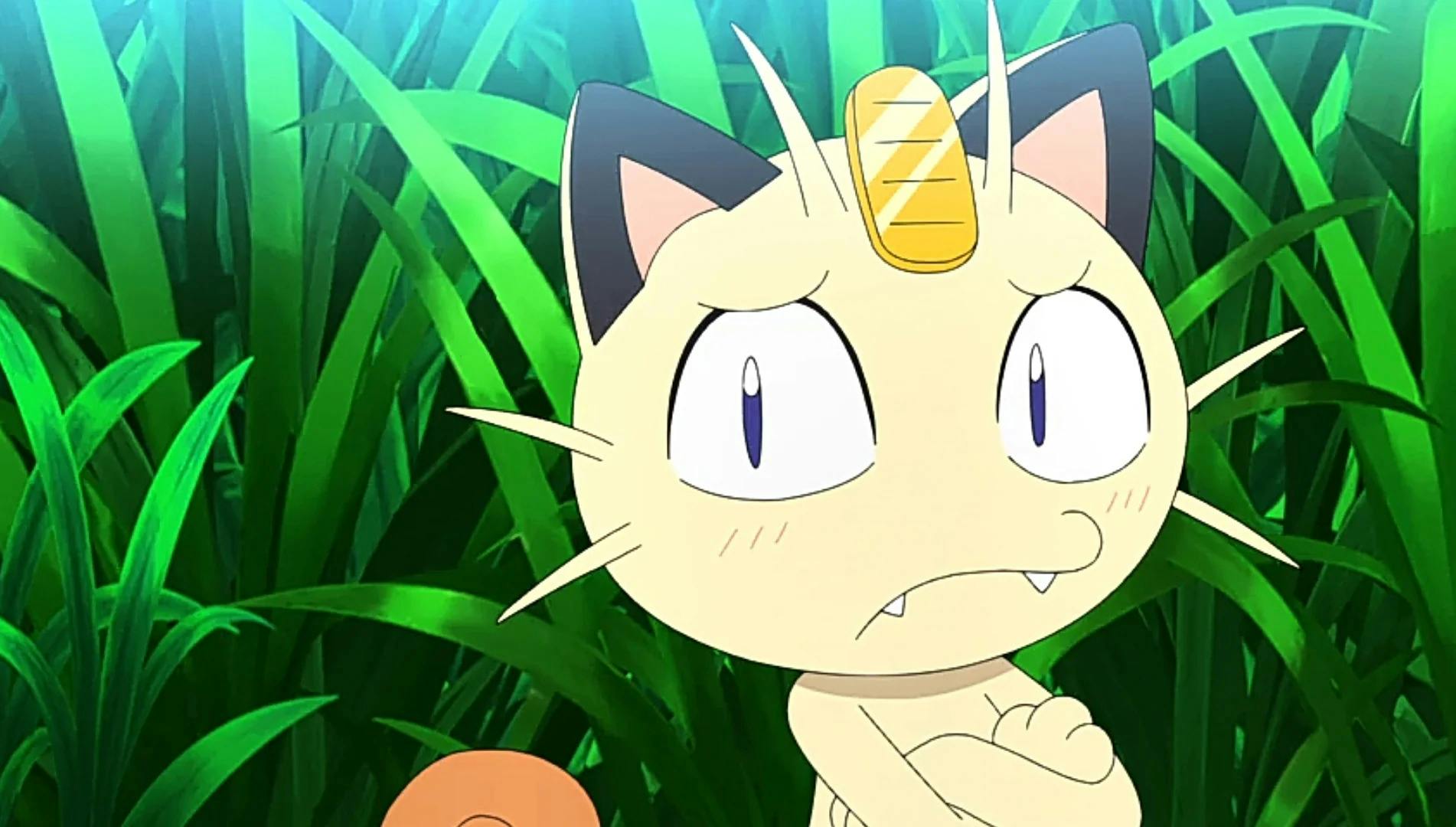 First generation Meowth cat Pokemon