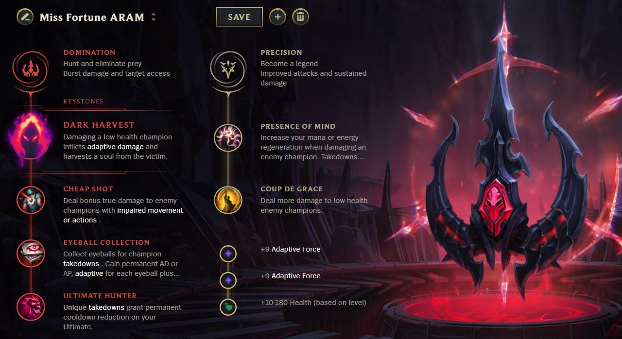 Miss Fortune ARAM build