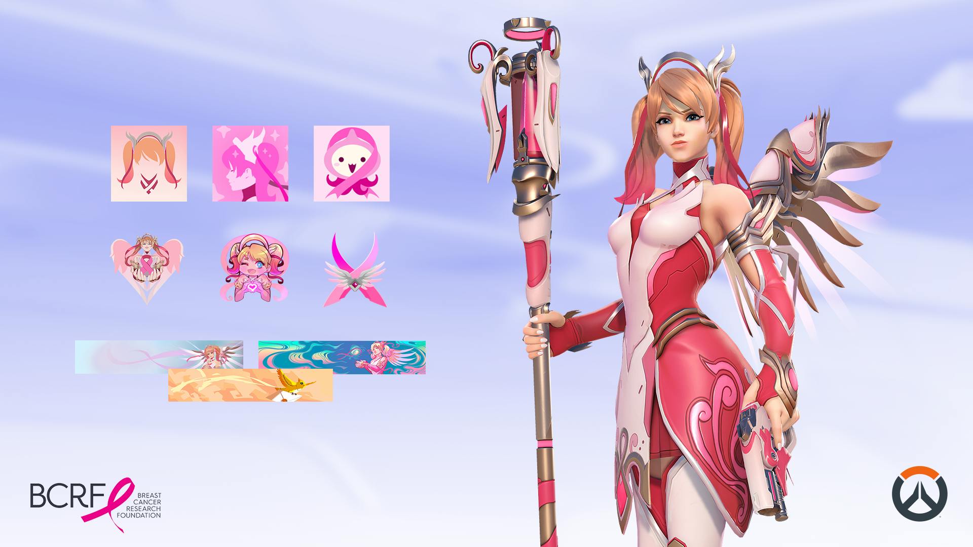 Overwatch 2 Rose Gold Mercy in Season 11