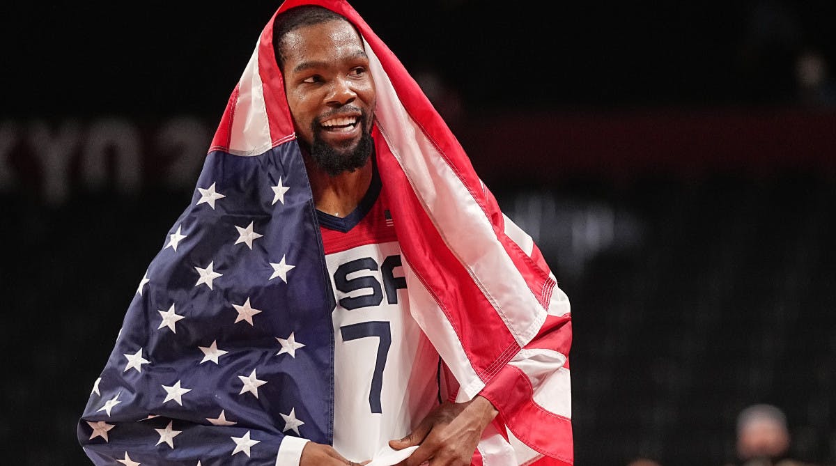 Kevuin Durant for Team USA men's Olympic basketball