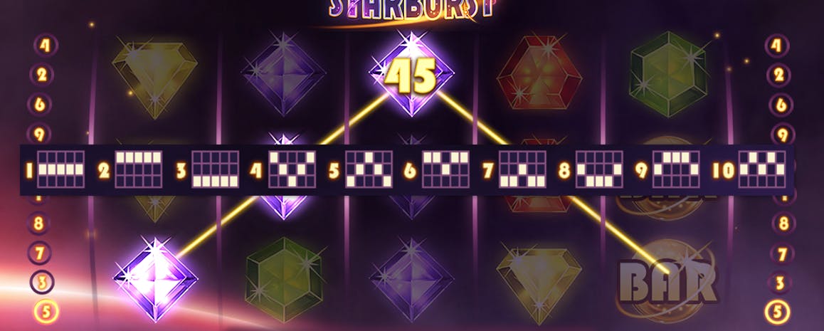 Play Starburst slot on Rivalry