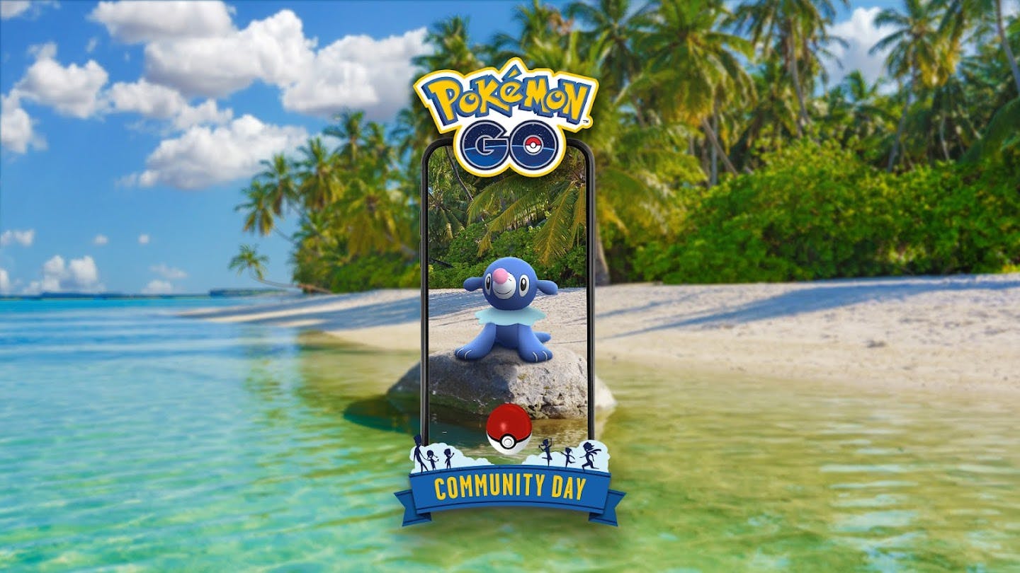 Popplio - Día de la Comunidad de Pokémon GO 31 de Agosto 2024