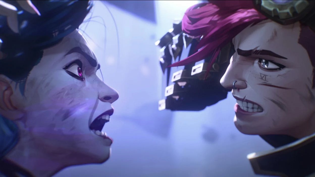 Jinx vs. Vi in Season 2 of Arcane