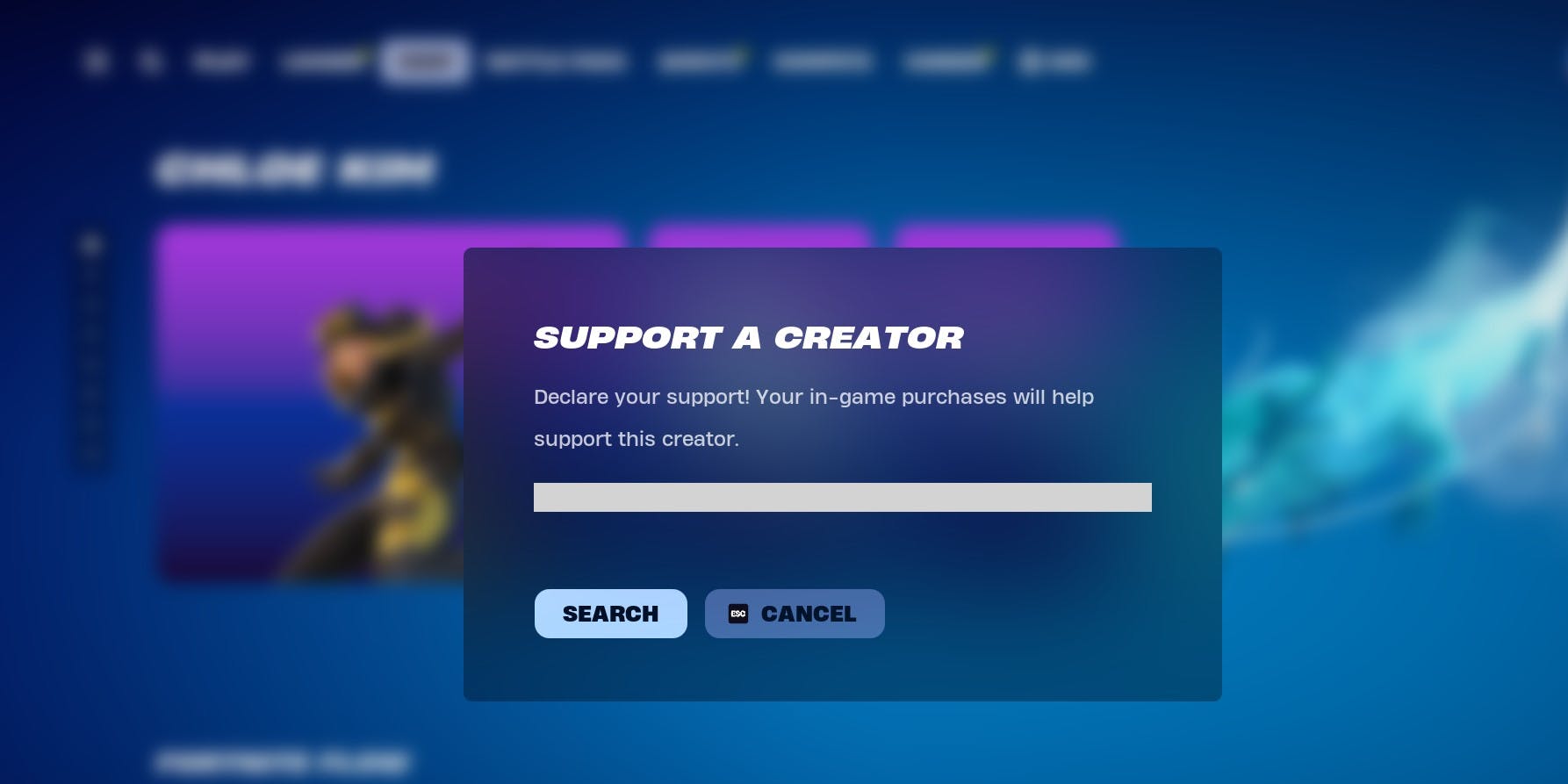 Support-A-Creator code