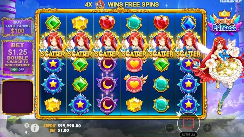 Starlight Princess Scatter Symbols for Free Spins