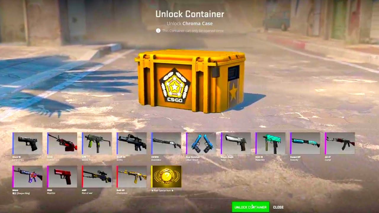 All CS2 cases show you what possible items you can get inside. 