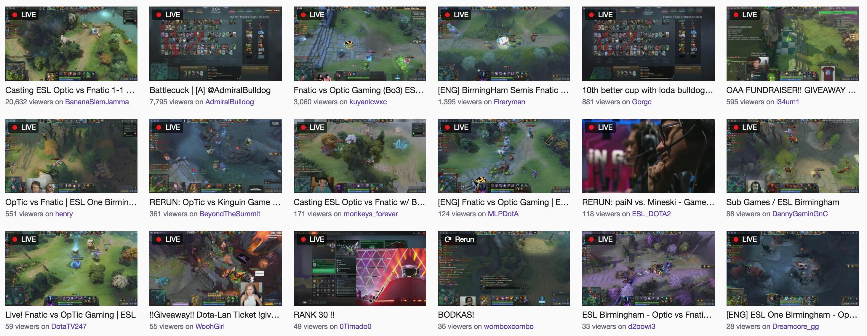 Watch ESL One Twitch