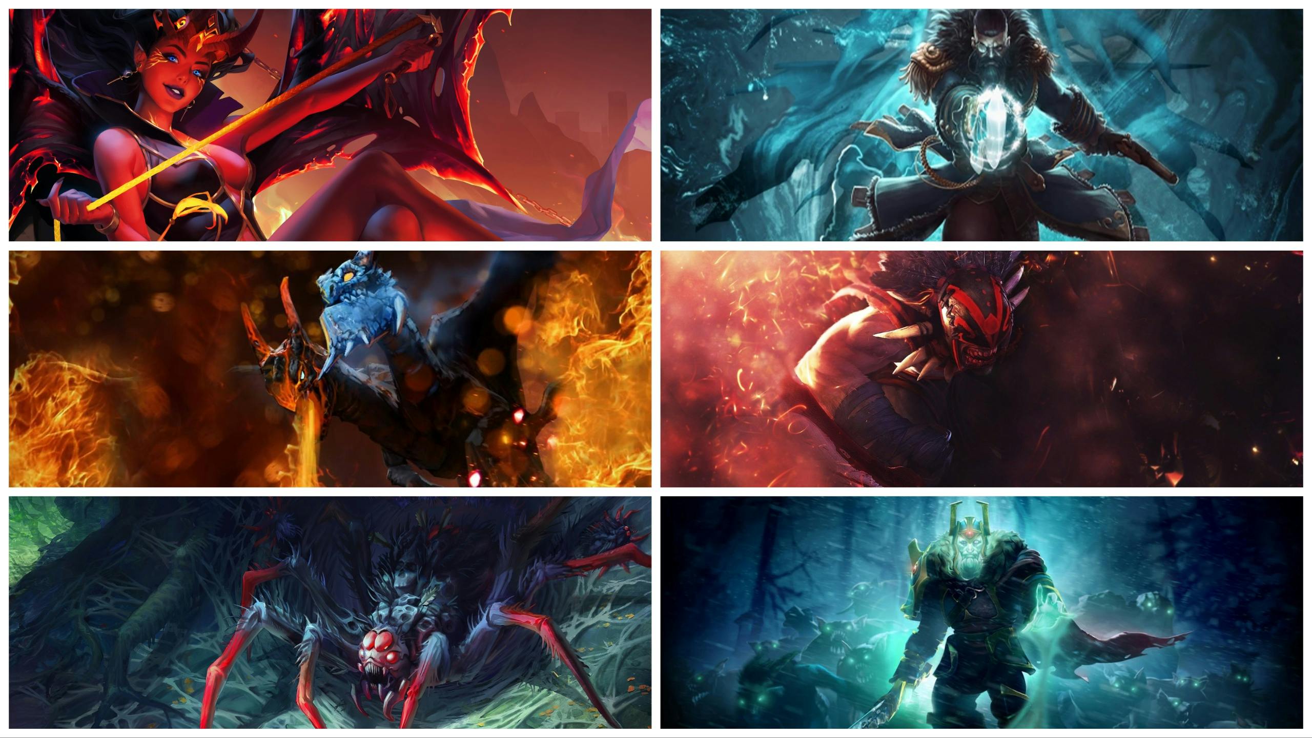 All dota 2 heroes by their release dates