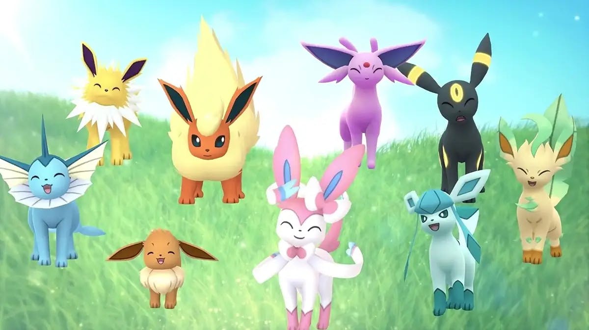 Evoluciones de Eevee en Pokémon Go