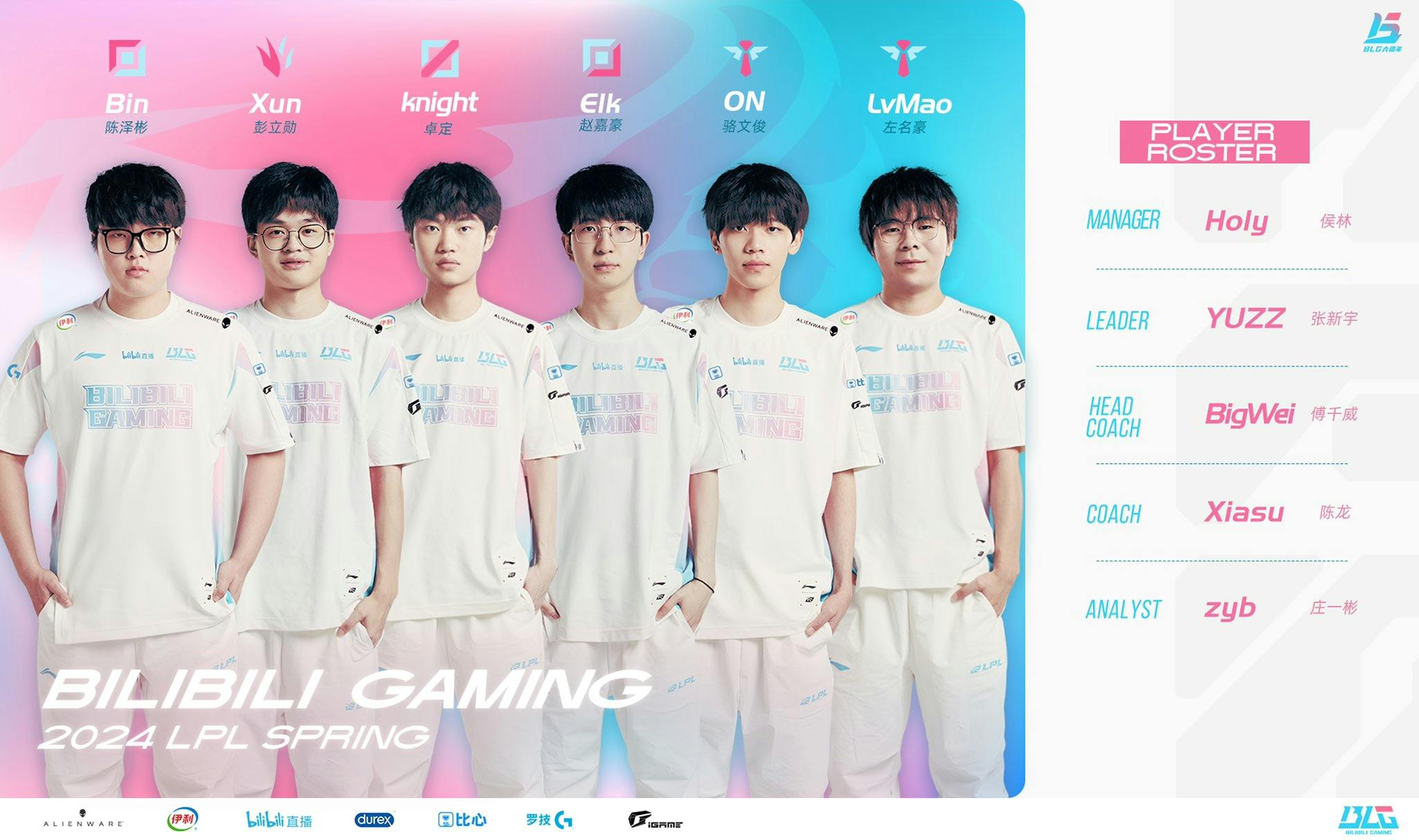 Bilibili Gaming are one of the 17 teams competing in LPL Spring 2024.